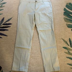 Lime Green Vineyard Vines breaker pants. 36x32.